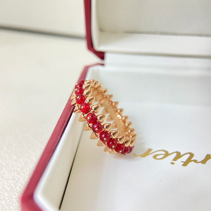 [Luna Brilliance]CLASH 7.9MM AGATE CHALCEDONY RING