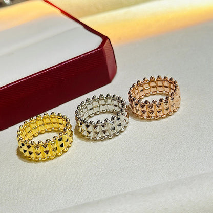 [Luna Brilliance]CLASH 9.2MM DOUBLE ROW RING