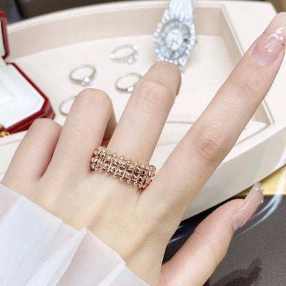 [Luna Brilliance]CLASH 9.2MM DOUBLE ROW RING