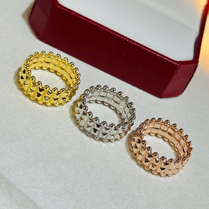 [Luna Brilliance]CLASH 9.2MM DOUBLE ROW RING