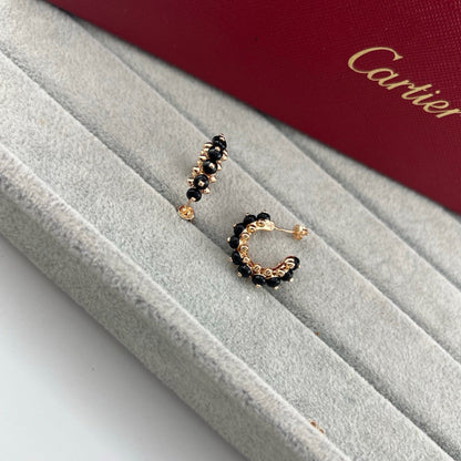 [Luna Brilliance]CLASH 7.9MM AGATE CHALCEDONY EARRINGS