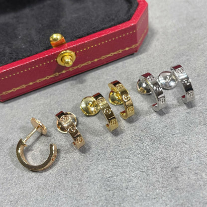 [Luna Brilliance]LOVE EARRINGS 2.65 MM NO DIAMOND SMALL