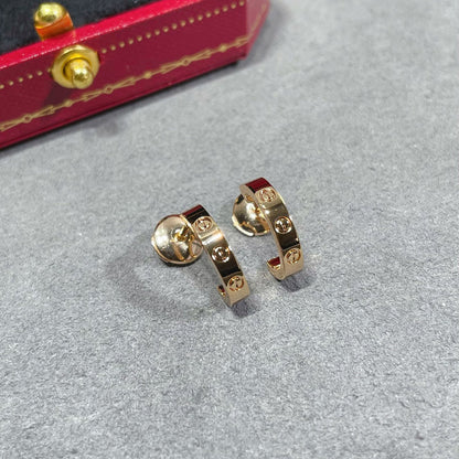 [Luna Brilliance]LOVE EARRINGS 2.65 MM NO DIAMOND SMALL