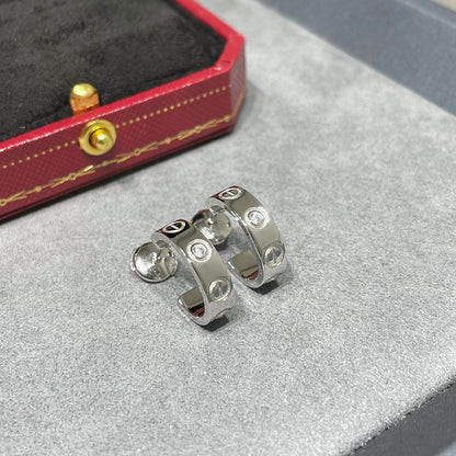 [Luna Brilliance]LOVE EARRINGS 5.7MM 2 DIAMONDS