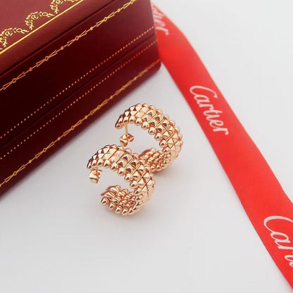 [Luna Brilliance]CLASH 9.2MM DOUBLE ROW EARRINGS