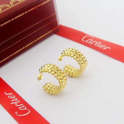 [Luna Brilliance]CLASH 9.2MM DOUBLE ROW EARRINGS