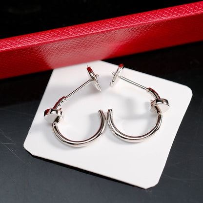 [Luna Brilliance]JUSTE NO DIAMOND SMALL EARRINGS
