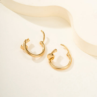 [Luna Brilliance]JUSTE NO DIAMOND MINI EARRINGS