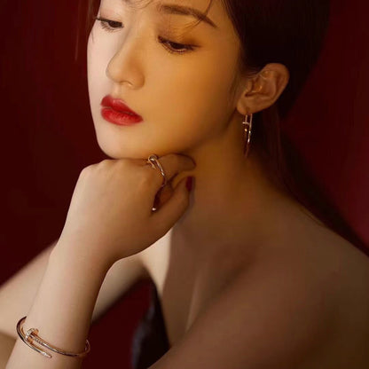 [Luna Brilliance]JUSTE NO DIAMOND LARGE EARRINGS