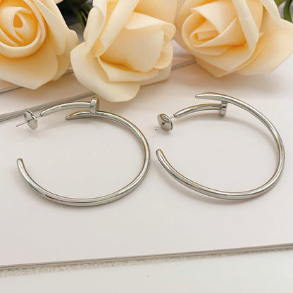 [Luna Brilliance]JUSTE NO DIAMOND LARGE EARRINGS