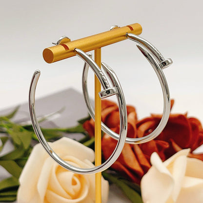 [Luna Brilliance]JUSTE NO DIAMOND LARGE EARRINGS