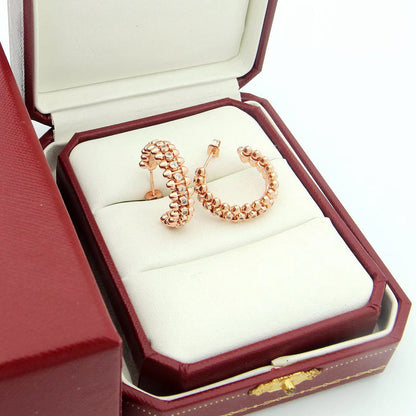 [Luna Brilliance]CLASH FULL DIAMOND MEDIUM EARRINGS