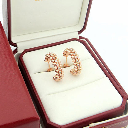 [Luna Brilliance]CLASH FULL DIAMOND MEDIUM EARRINGS