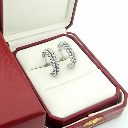 [Luna Brilliance]CLASH FULL DIAMOND MEDIUM EARRINGS