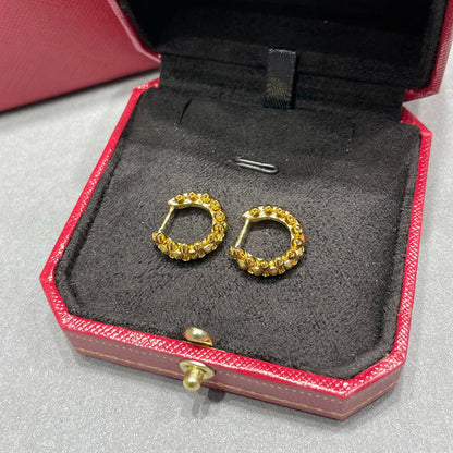 [Luna Brilliance]CLASH MINI HOOP EARRINGS