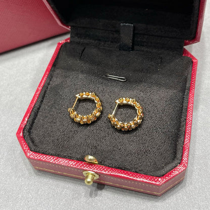 [Luna Brilliance]CLASH MINI HOOP EARRINGS