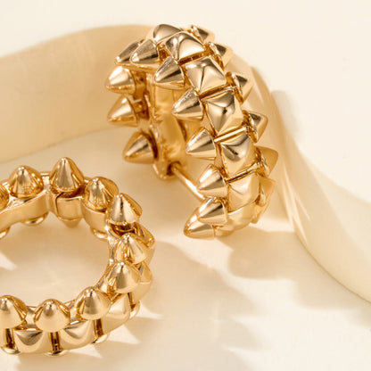 [Luna Brilliance]CLASH MINI HOOP EARRINGS