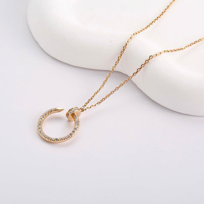 [Luna Brilliance]JUSTE NECKLACE FULL DIAMOND