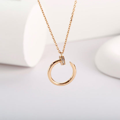 [Luna Brilliance]JUSTE NECKLACE FULL DIAMOND