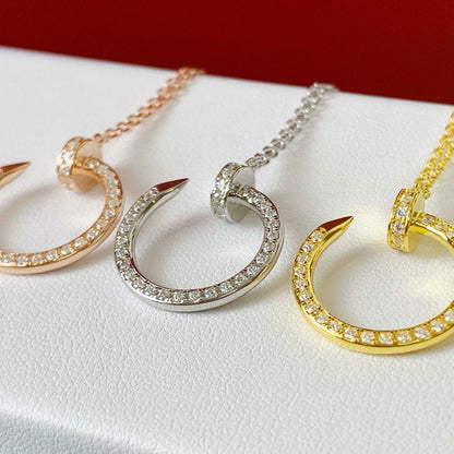 [Luna Brilliance]JUSTE NECKLACE FULL DIAMOND