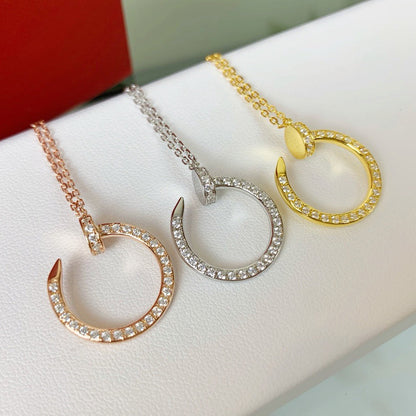[Luna Brilliance]JUSTE NECKLACE FULL DIAMOND
