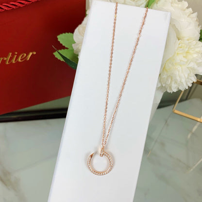 [Luna Brilliance]JUSTE NECKLACE FULL DIAMOND