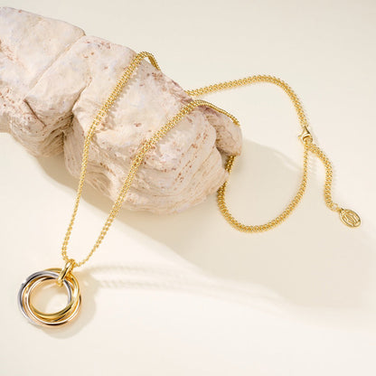 [Luna Brilliance]TRINITY LARGE NECKLACE