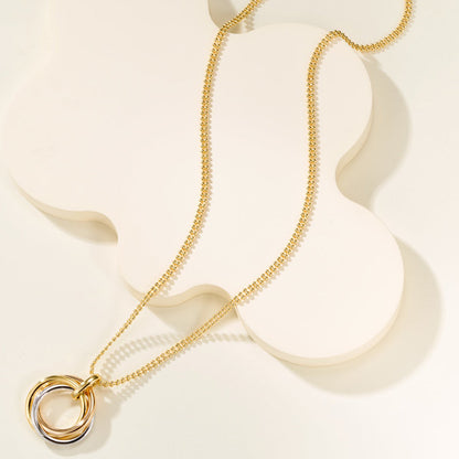 [Luna Brilliance]TRINITY LARGE NECKLACE