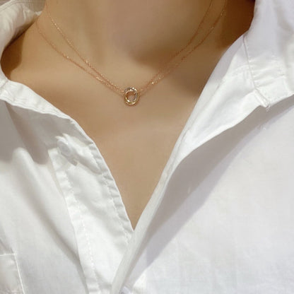 [Luna Brilliance]TRINITY MINI NECKLACE