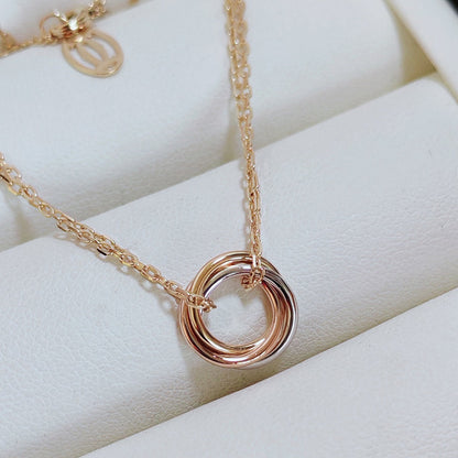 [Luna Brilliance]TRINITY MINI NECKLACE