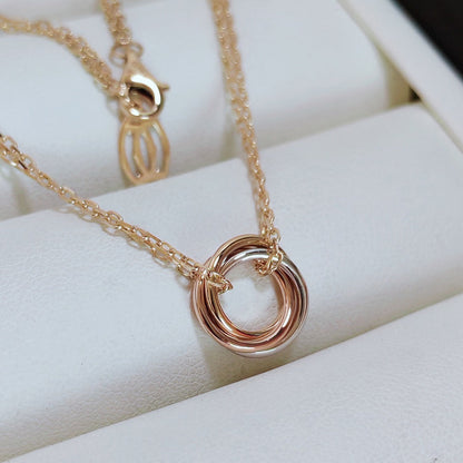 [Luna Brilliance]TRINITY MINI NECKLACE