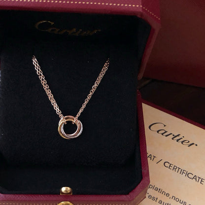 [Luna Brilliance]TRINITY MINI NECKLACE