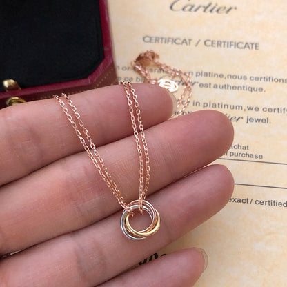 [Luna Brilliance]TRINITY MINI NECKLACE