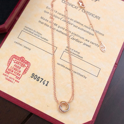 [Luna Brilliance]TRINITY MINI NECKLACE