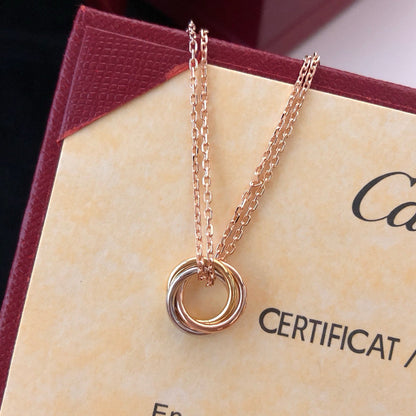 [Luna Brilliance]TRINITY MINI NECKLACE
