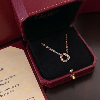 [Luna Brilliance]TRINITY MINI NECKLACE