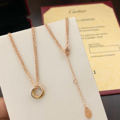 [Luna Brilliance]TRINITY MINI NECKLACE