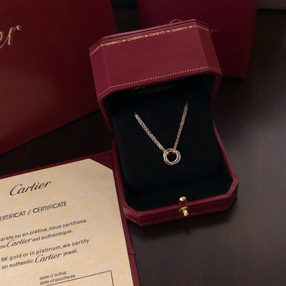 [Luna Brilliance]TRINITY MINI NECKLACE