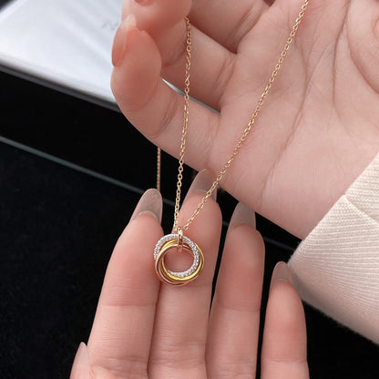 [Luna Brilliance]TRINITY SMALL NECKLACE