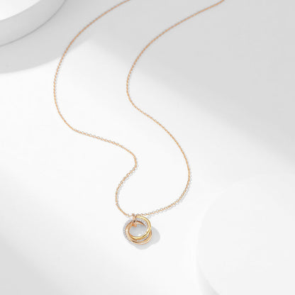 [Luna Brilliance]TRINITY SMALL NECKLACE