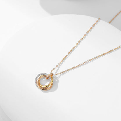 [Luna Brilliance]TRINITY SMALL NECKLACE