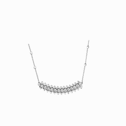 [Luna Brilliance]CLASH  SMALL FULL DIAMOND NECKLACE