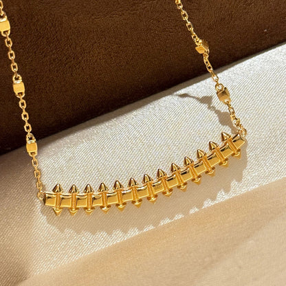[Luna Brilliance]CLASH  SMALL FULL DIAMOND NECKLACE