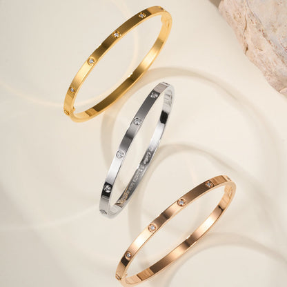 [Luna Brilliance]LOVE BRACELET 3.65MM 10 DIAMONDS