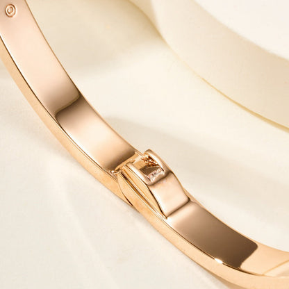 [Luna Brilliance]LOVE BRACELET 4.8MM DIAMOND-PAVED
