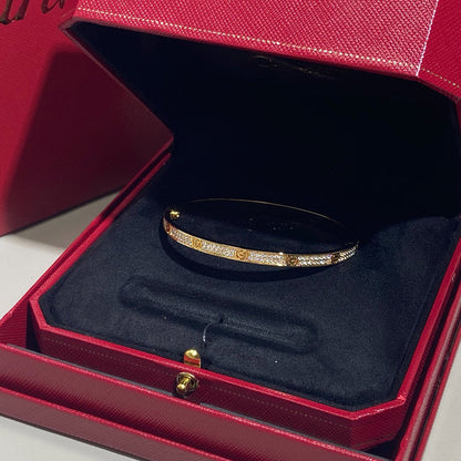 [Luna Brilliance]LOVE BRACELET 3.65MM DIAMOND-PAVED