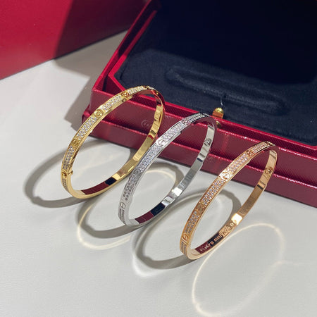 [Luna Brilliance]LOVE BRACELET 3.65MM DIAMOND-PAVED