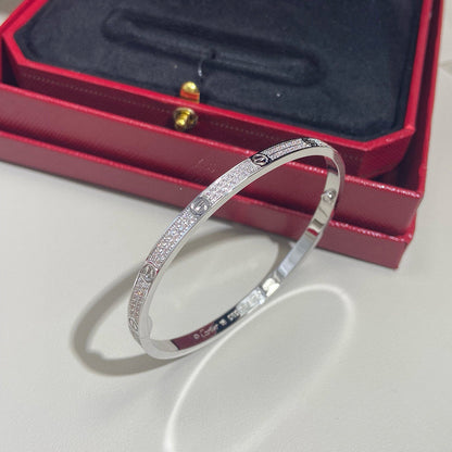 [Luna Brilliance]LOVE BRACELET 3.65MM DIAMOND-PAVED