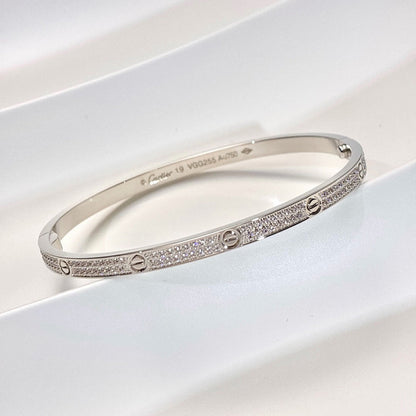 [Luna Brilliance]LOVE BRACELET 3.65MM DIAMOND-PAVED