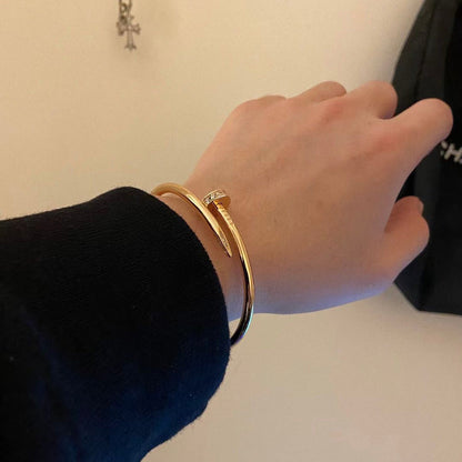 [Luna Brilliance]JUSTE BRACELET 2.5MM DIAMONDS